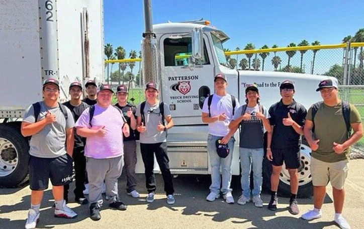 Patterson HS Kids with Truck
